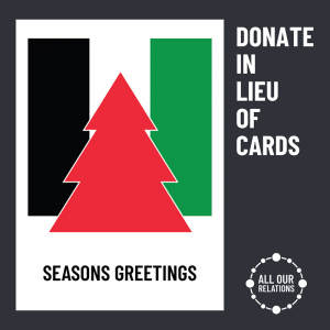 Donation in lieu of Christmas Cards